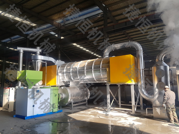 稻殼炭化生產線